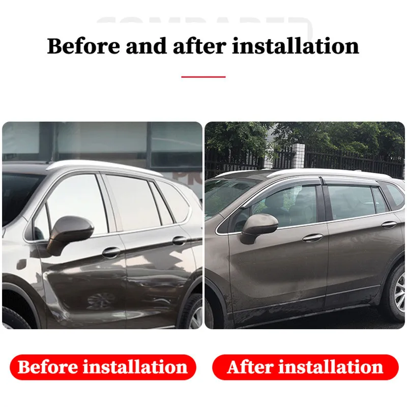 昂科威安装前后对比