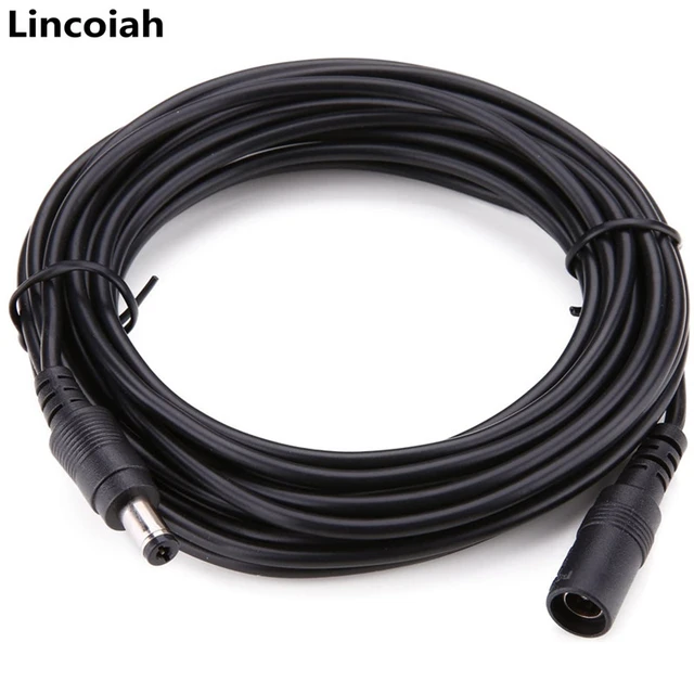 DC Cable 5.5mm x 2.1mm DC Power Cable Extension Cord 1M/2M/3M/5M/10M Male  To Female DC Cable For CCTV Security Cameras LED Strip - AliExpress