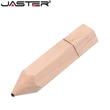 

Jaster universal USB2.0 wood hexagonal pen wood round Pen Black W034 w044 USB drive love USB flash drive small gift 16GB 32GB