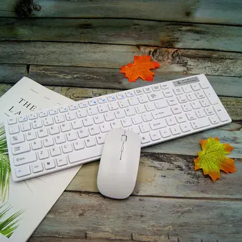 

Universal Silent Ultra-thin 2.4G Wireless Keyboard and Mouse Set for Laptop PC Computer