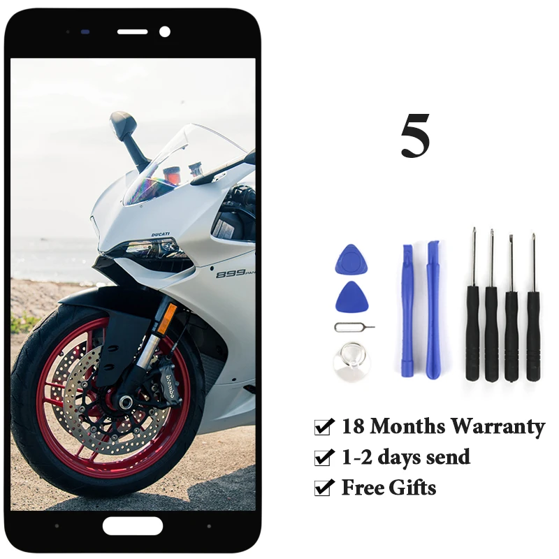 

1pc 5.15" inch LCD For xiaomi Mi 5 Replacement LCD Screen high Quality Digitizer Assembly For xiaomi Mi 5 Display 100% Tested