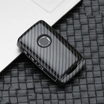 

Silicone Carbon Fiber Pattern Car Key Cover Case Holder For Mazda 3 Alexa CX4 CX5 CX8 2019 2020 Car Protective Shell Accessories