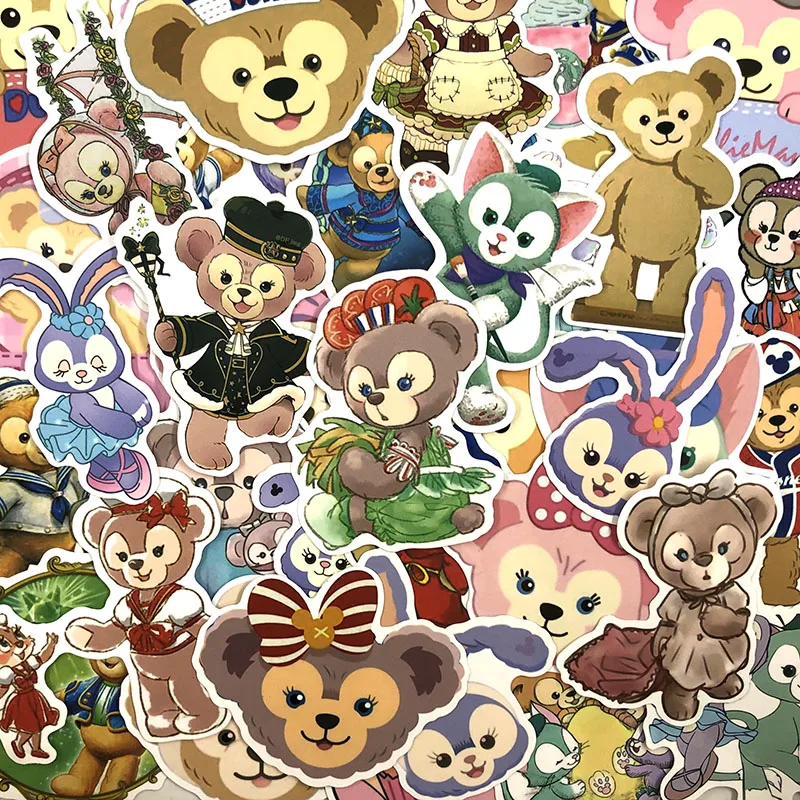 36 шт./компл. Duffy и ShellieMay наклейки «Медвежата» для мотоциклов багаж скейтборд велосипед холодильник водонепроницаемый дневник аниме-наклейки