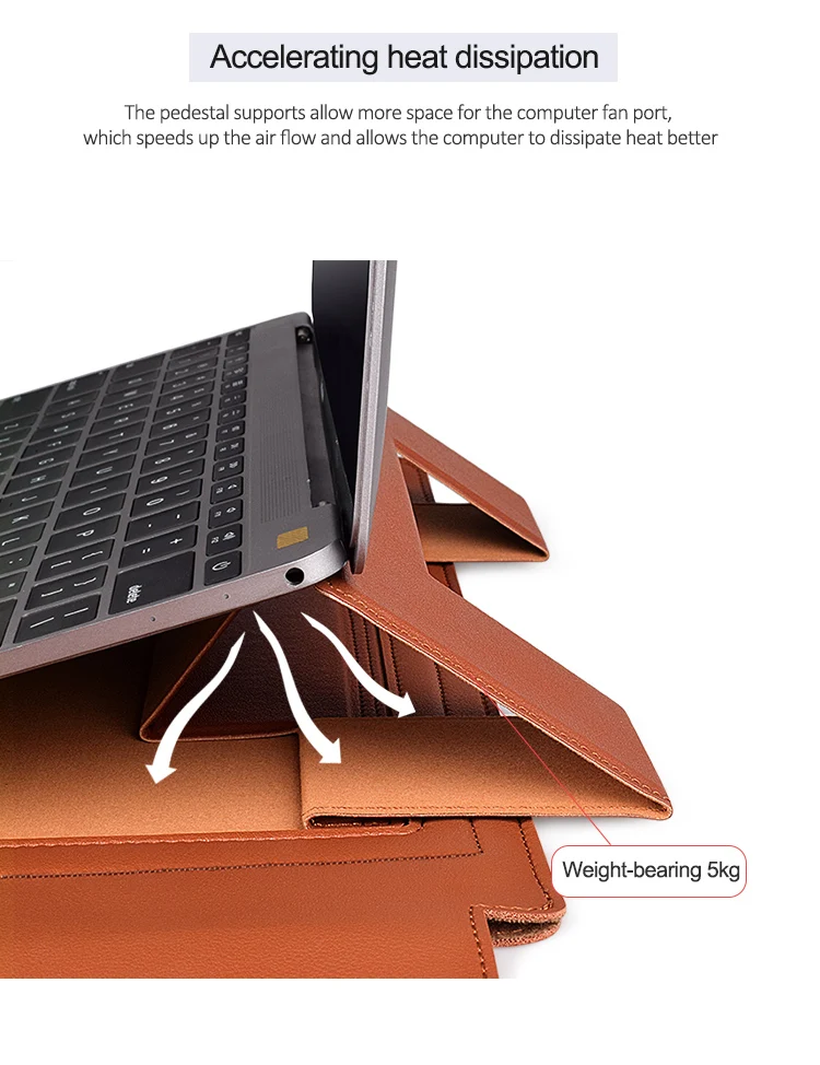 מתקפל מחשב נייד שרוול תיק עבור אפל Macbook Pro 15.4 Mac ספר אוויר 13 13.3 15 אינץ 2020 iPad 12.9 מקרה כיסוי פאוץ אבזרים