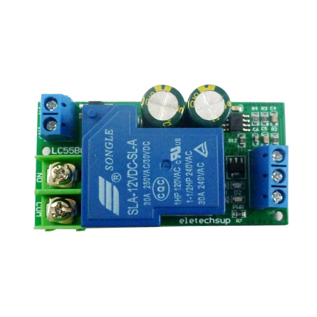 어항 수족관 자동 물 공급 수위 센서 솔레노이드 밸브, 물 펌프 모터, 고출력 AC DC 12V, LC55B01, 30A