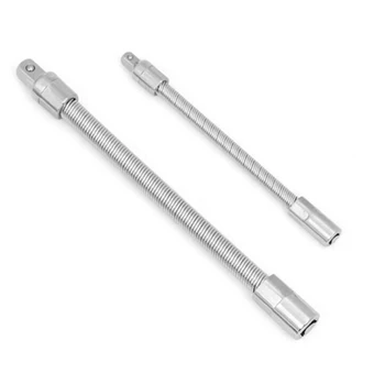 

2pcs Flexible Shaft Extension Bar Shaft High Torque Corrosion Resistant