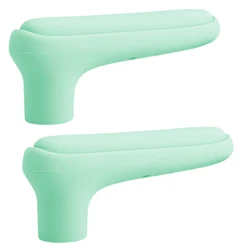 Housse de protection de poignée de porte en Silicone, 2 pièces, équipement de sécurité pour enfants et adultes 