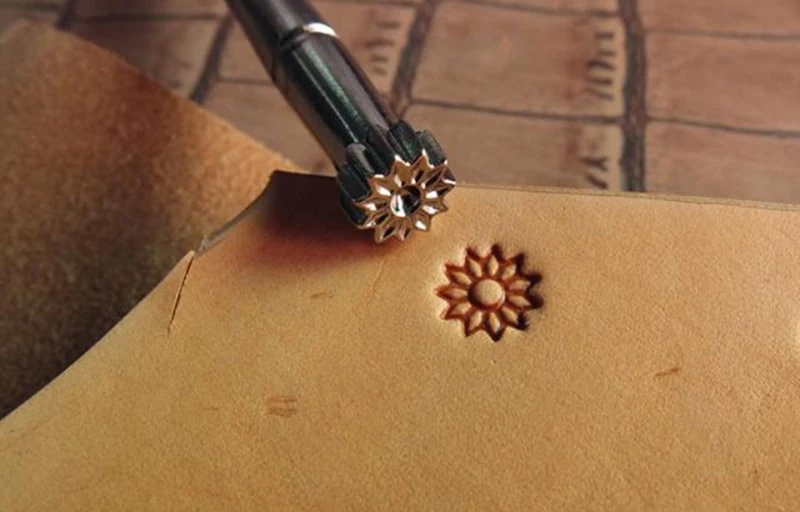 Расширенный стальный штамп ручной работы уникальный дизайн кожа рабочие инструменты штемпели для резного орнамента штамп ремесло