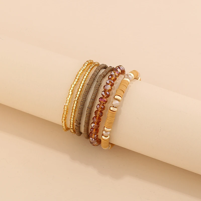 Bracciale Bohémien Colorato In Resina - Gioiello Acrilico Elegante Per Donne, Regalo Compleanno O Matrimonio, Fatto A Mano