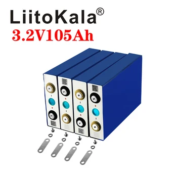 

LiitoKala 3.2V 105Ah lifepo4 battery 3C 300A discharge for DIY 12V 24V 48V 400Ah battery pack boat scooter caravan
