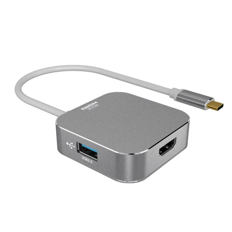 

Manufacturers Direct Selling Type-C Turn HDMI Transverter Type-C Turn HUB Concentrator High-definition Hub Wholesale