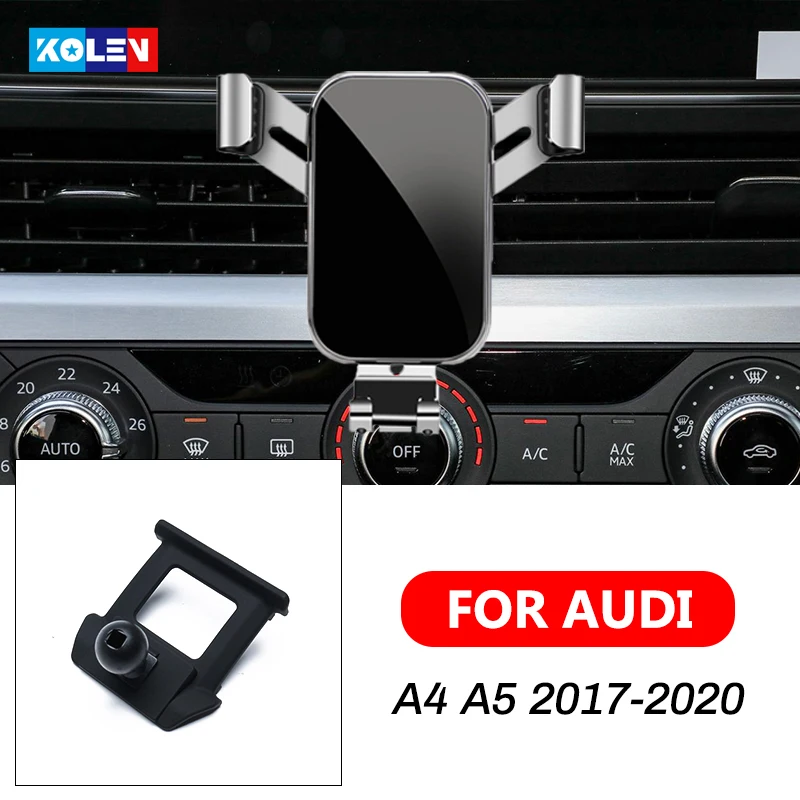 

For Audi A4 B9 A5 2016 2017 2018 2019 2020 Car Mobile Phone Holder Gravity Stand GPS Special Mount Support Navigation Bracket