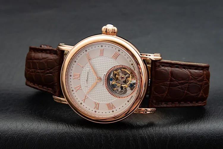 Мужские часы с сапфировым циферблатом, s Tourbillon,, ST8000(818,900), Move, мужские механические наручные часы из крокодиловой кожи, Лидирующий бренд