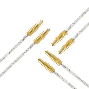 

50pcs Luxury Crystal Eyelash Brushes Plastic Disposable Makeup Eyelash Brushes Mascara Wands Brush Applicator Set Makeup Tool