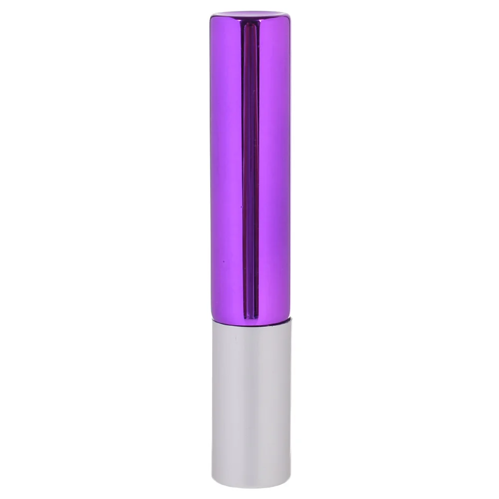10 мл дорожный прозрачный ролик многоразового использования эфирного масла в рулоне, стеклянный флакон для духов, Бальзамы для губ, рулон на бутылках - Цвет: 10ML 	purple