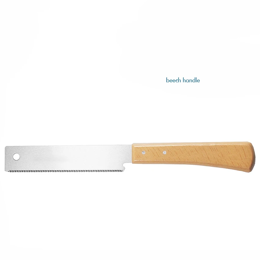 30cm Long Craft Saw Mini Hand Saw with 17 Extra Fine Teeth, SK5 Blade, Beech Handle, Home Wood DIY Manual Saw for Model Hobby