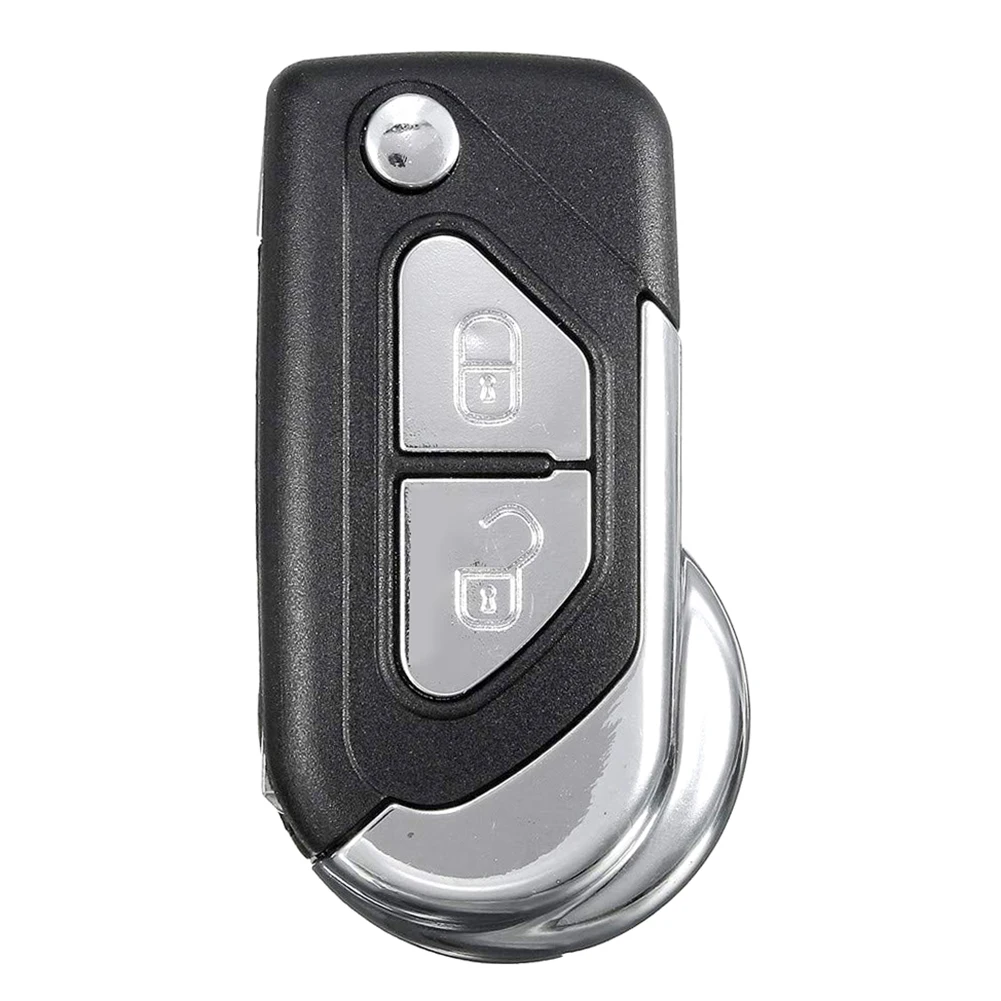 

2 Button Remote Control Key Shell with Uncut Blade for Citroen DS3 Keys Case