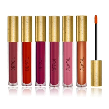 

2020 6PCS Set Lips Makeup Matte Liquid Lipstick Set Waterproof Long Lasting Moisture Cosmetic Lip Gloss Red Lip Stick