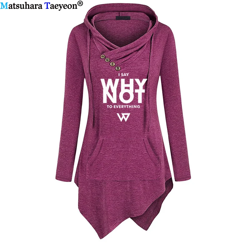 I Say Why Not To Everything Westbrook Hoodie Women's Long Sleeve Cotton Russell Westbrook Sweatshirts Hoodie - Цвет: 10
