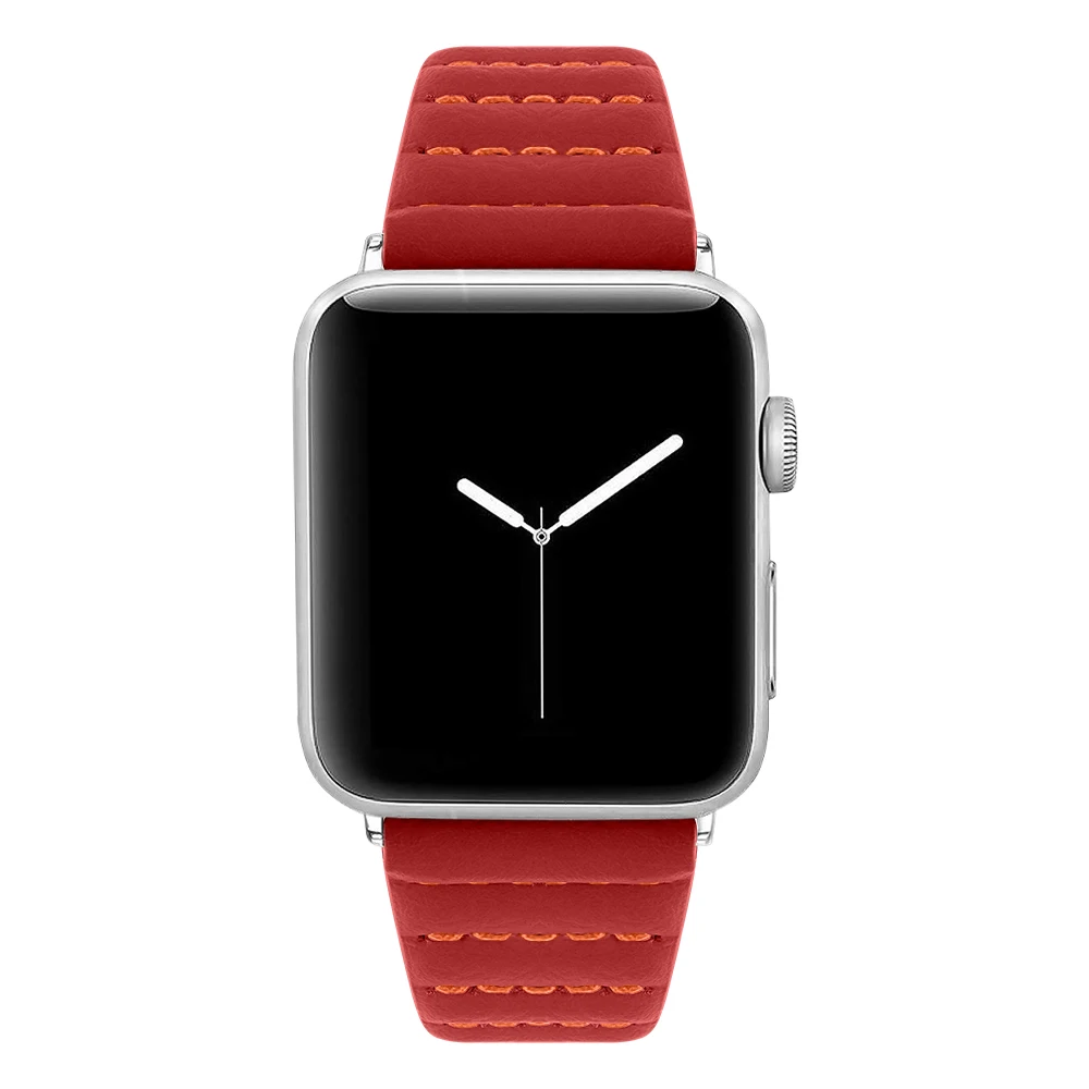 Ремешок из натуральной кожи для Apple Watch 38 мм 42 мм 44 мм 40 мм браслет ремешок для iWatch серии 5 4 3 2 1 сменный ремешок для часов