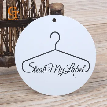 

custom shape logo shipping label and tag, customized/personality brand name printed packing labels and tags, round paper tags