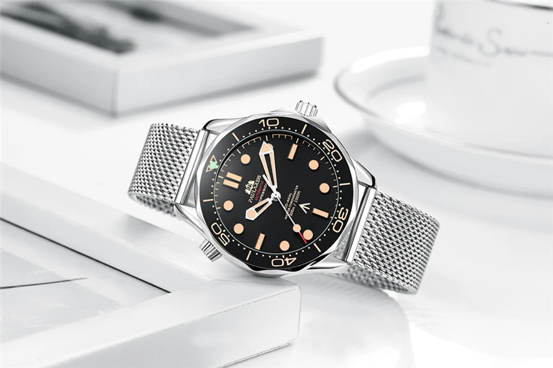 42mm Automatic Watches Mens 2022 Luxury Brand New Casual Watch Men Mechanical Wristwatches Steel Clock Reloj Relojes Para Hombre