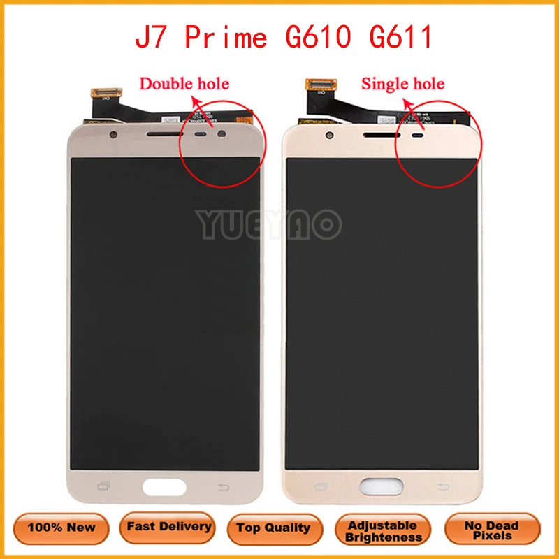 5 ''G611 ЖК-дисплей для SAMSUNG Galaxy J7 Prime ЖК-сенсорный экран G610 G610F G610M 2016 LCD 4 7 |