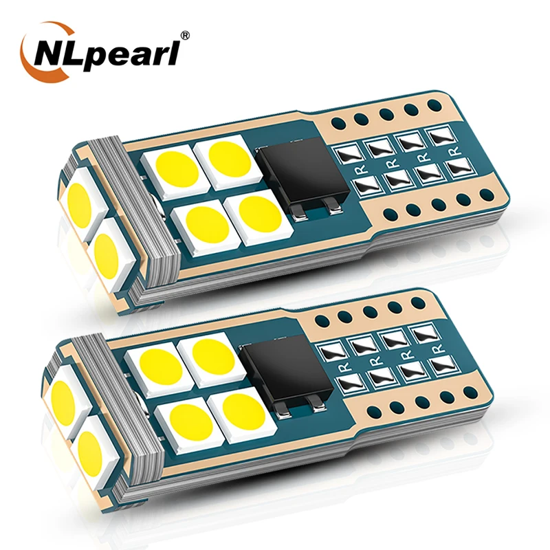 Светодиодная Автомобильная сигнальная лампа NLpearl T10 12 В СВЕТОДИОДНЫЕ Лампы Canbus W5W