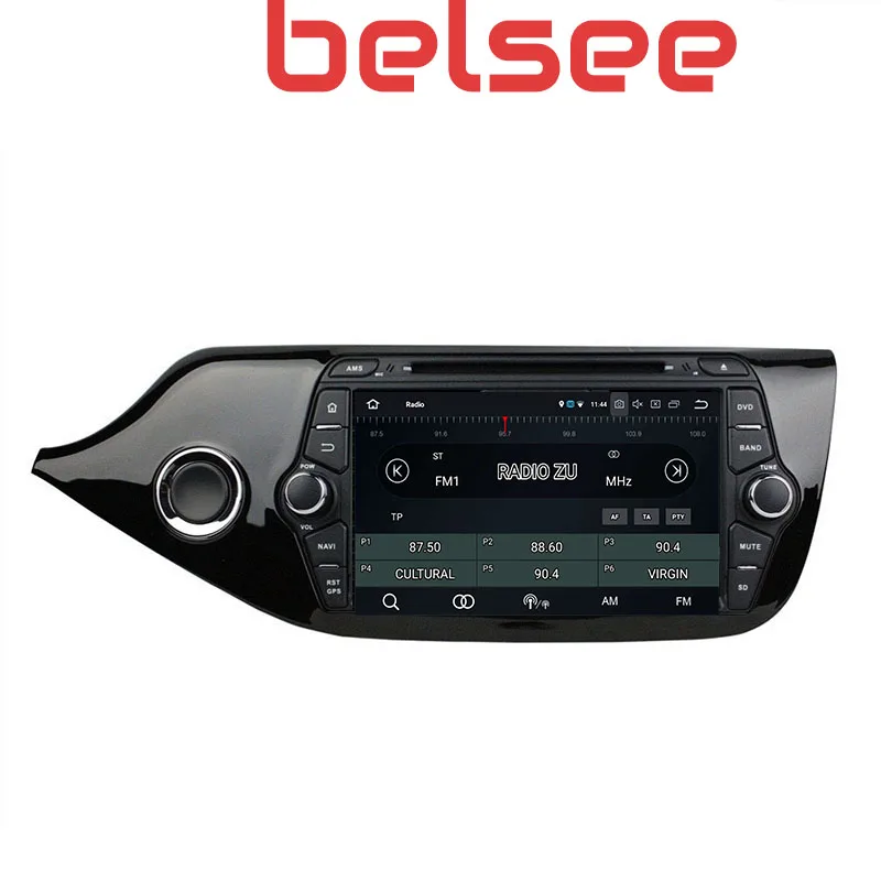 Belsee " 2din DSP ips Android 9,0 Ram 4+ 64GB Автомобильный DVD GPS радио навигация Мультимедиа для KIA Ceed 2012 2013