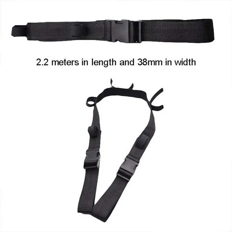 

Newest Nylon Rod Holder Wear Resistant Car Fasten Organize Belt Strap with Tie