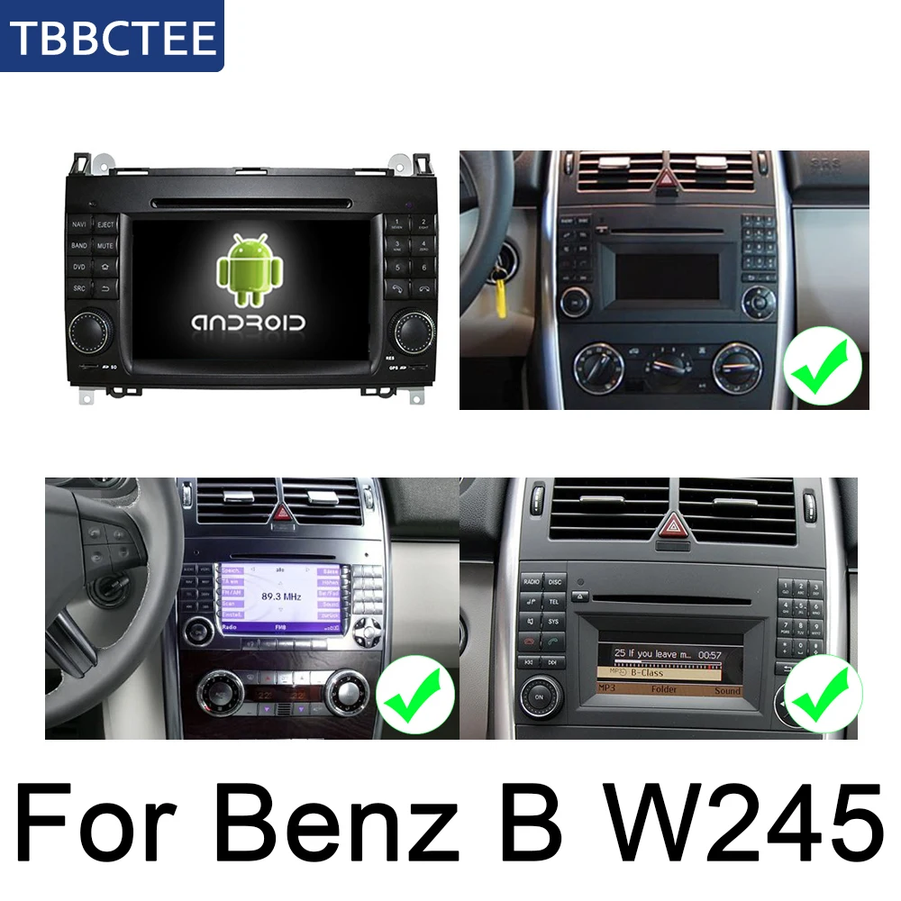 Для Mercedes Benz B Class W245 2005 ~ 2011 NTG мультимедийный плеер HD стерео Android автомобильный DVD GPS