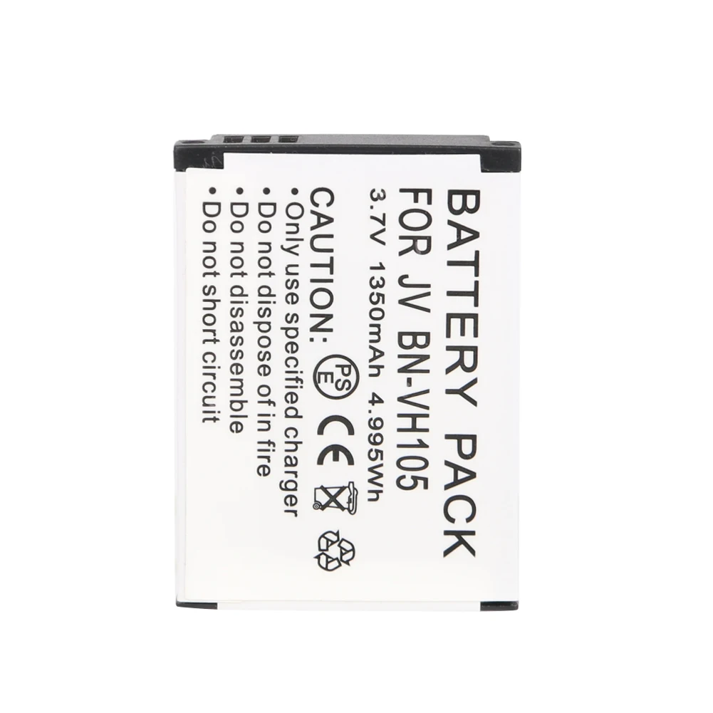 2 шт./партия,, 1350 мАч, BN-VH105, BNVH105, VH105, батареи для камеры JVC, GC-XA1, и GC-XA2, ADIXXION, Аккумулятор для видеокамеры