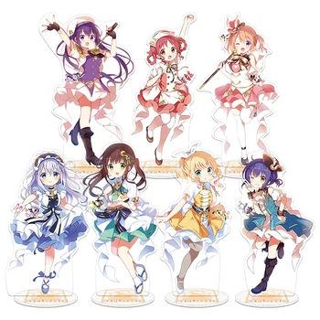 

Anime Is the order a rabbit BLOOM Hoto Kokoa Joga Maya Tedeza Rize BL Large Acrylic Stand Figure Model Plate Desk Decor Toy