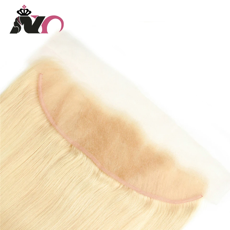 NY Hair 613 Ombre 3 пучка с 13*4 фронтальные ухо к уху перуанские прямые фронтальные светлые человеческие волосы Кружева Закрытие
