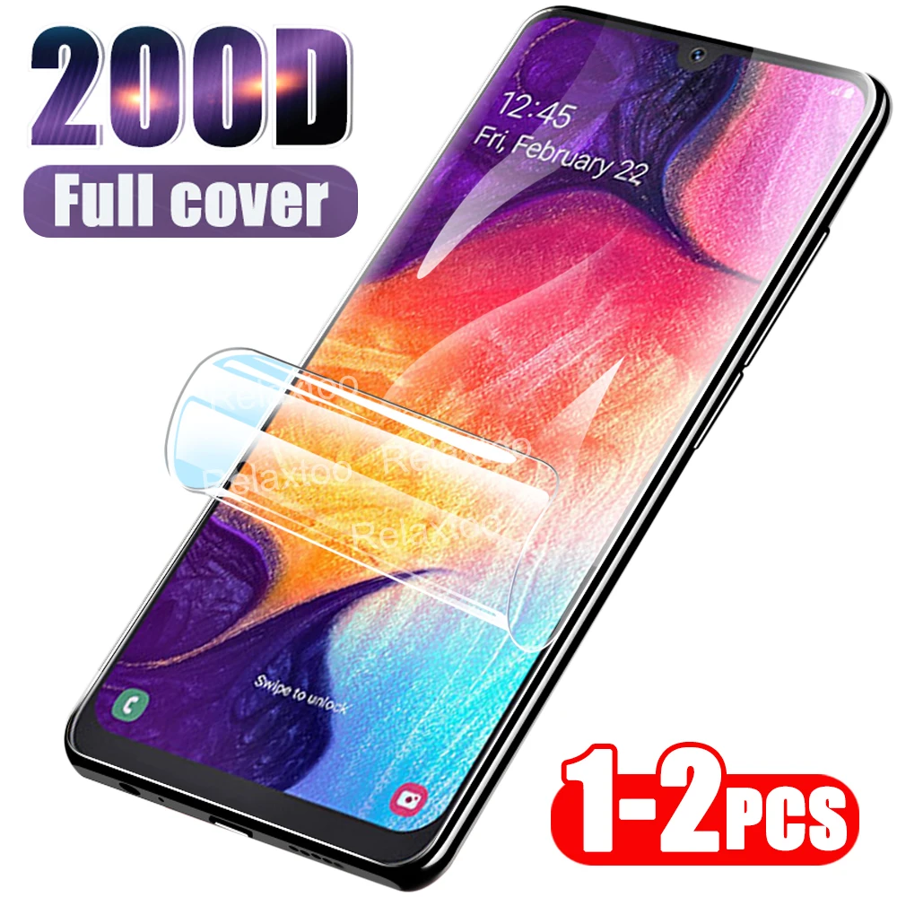 1 2 шт Гидрогелевая пленка для Samsung galaxy A50 Защитная A10 A20 A30 A40 A70 защитная не