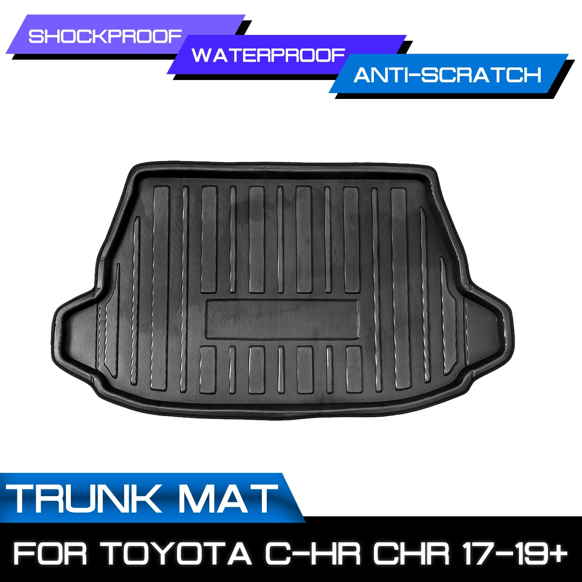 

Cargo Floor Tray Carpet For Toyota C-HR CHR 2017 2018 2019+ Kick Mud Pad Boot Mat Rear Trunk Liner Guard Protector waterproof