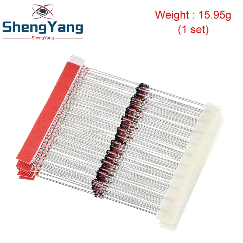 ShengYang 140 шт. стабилитрон 1/2 Вт 0 5 3 30 в 14 значений * 10 = ассортимент ассортименте новый