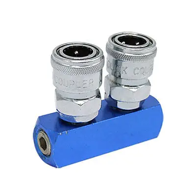 

2 Pass Air Hose Quick Connect Metal Coupling Coupler Kpari