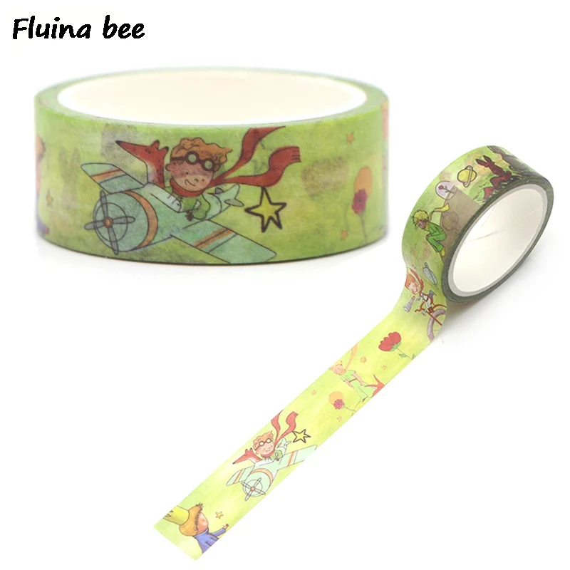 

20pcs/lot Flyingbee 15mmX5m Le Petit Prince Washi Tape Paper DIY Decorative Adhesive Tape Masking Tapes Supplies X0270