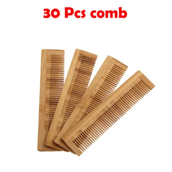 

30Pcs High Quality Massage Wooden Comb Bamboo Hair Vent Brush Brushes Hair Care and Beauty SPA Massager Wholesale Hair Care Comb