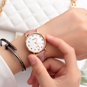 

Casual Women Watches Fashion Cute Heart Quartz Wrist Watch Female Clock Leather Band Ladies Watches reloj mujer relogio feminino