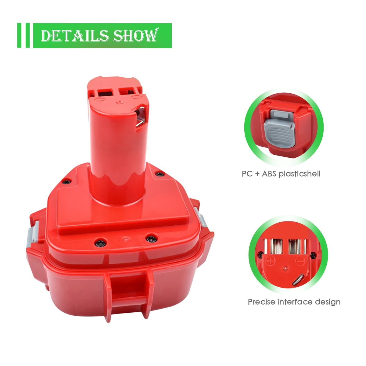 2000 мА/ч 12 в Ni MH для MAKITA 1220 перезаряжаемая батарея: PA12 1222 1233S 1233SA 1233SB 1235 1235A 1235B 192598 2