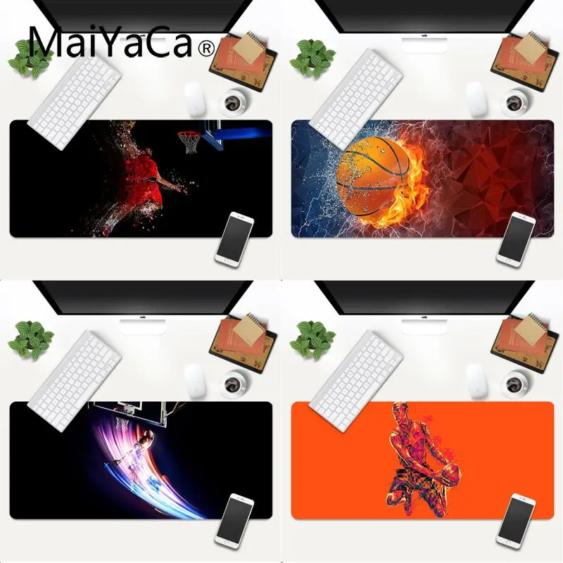 

MaiYaCa Cool New Basketball mouse pad gamer play mats Gaming Mouse Pad Large Deak Mat 600x300mm for overwatch/cs go