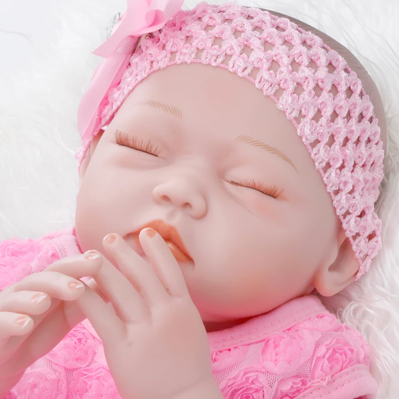 Bebes reborn 20 дюймов реалистичный Новорожденный ребенок мягкий силиконовый reborn Малыш Младенец кукла Ванна игрушка Реалистичная кукла