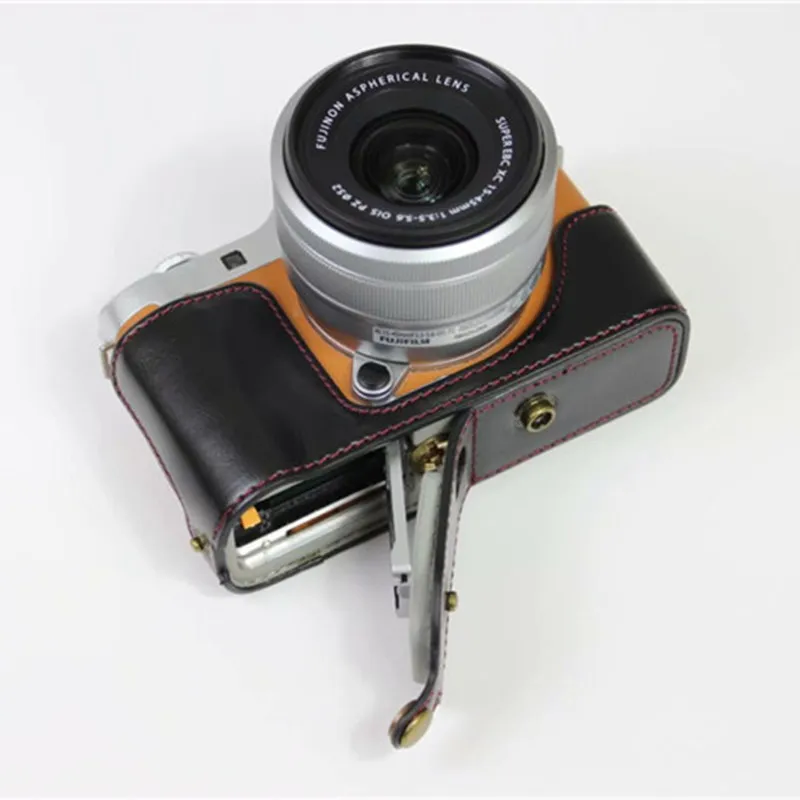 Роскошная версия цифровой камеры кожаный чехол для Fujifilm X-A7 Fuji XA7 сумка для камеры чехол с сумкой для хранения