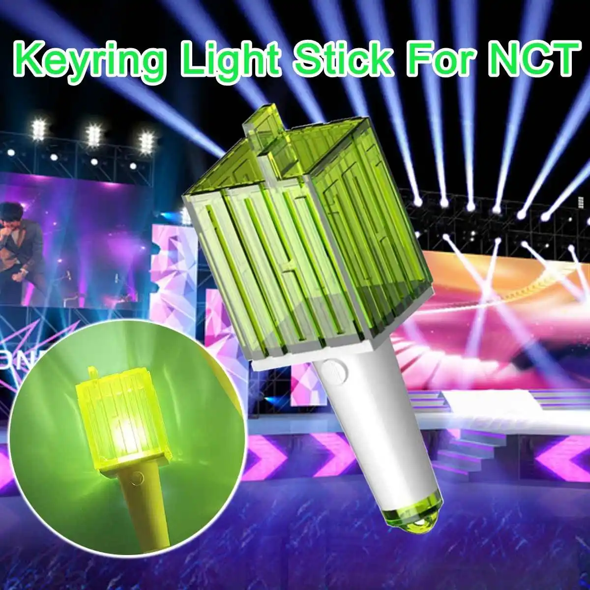 

LED FOR NCT Kpop Stick Lamp Lightstick Music Concert Lamp Fluorescent Stick Aid Rod Fans Gift Stationery Set