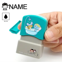 SMGSLIB – tampon de nom personnalisé, jouet étanche, vêtements pour bébés écoliers, à laver, non délavés, sceau pour enfants, cadeaux