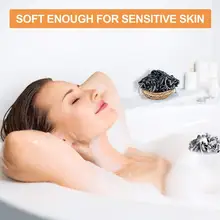Гигиенический экологический мягкий бамбуковый уголь для купания мяч для удаления грязи отшелушивания углеродное чистое полотенце