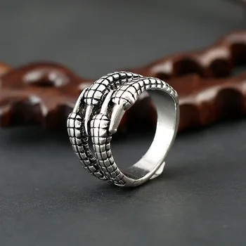 

Rotating new version hipster single index ring ring of fashion scrub men's ring titanium steel black personality