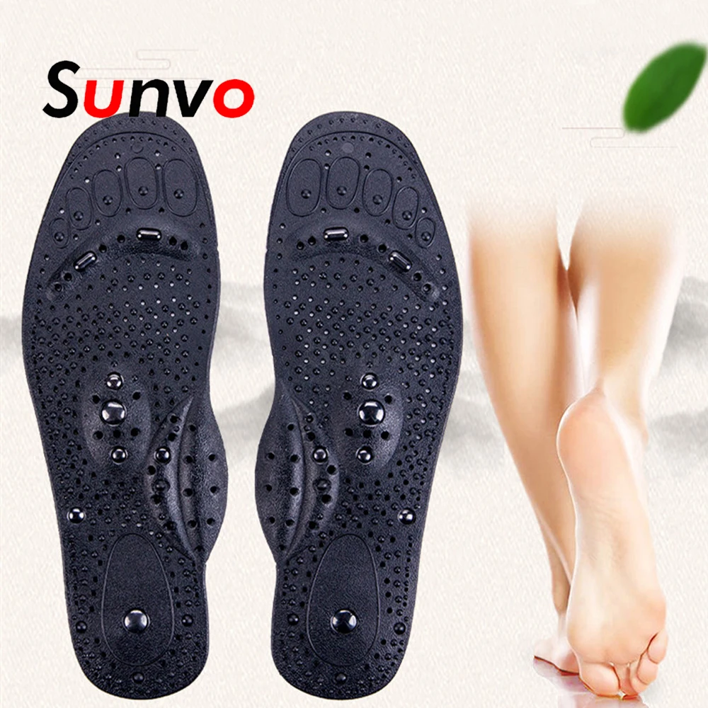 

Magnetic Silicone Insoles Weight Loss Slimming Insole Arch Support Shoe Pad Magnetic Therapy Massage Foot Care Acupressure Pad